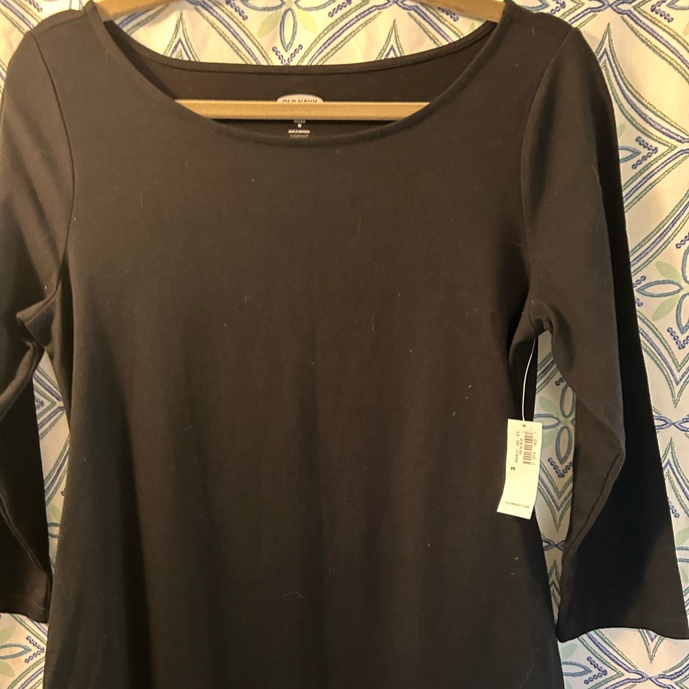NWT OLD NAVY MATERNITY Knit Maxi Dress w/Long Sleeves and Scoop Neck, Ruched